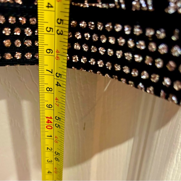 Boston Proper Cocktail/Formal Glitter Embellished Dress - Picture 7 of 8